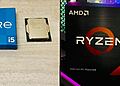 Núcleos ideales para jugar: comparativa de procesadores Intel Core i5 y AMD Ryzen 7 5000, CPUs de alto rendimiento para PC gaming.
