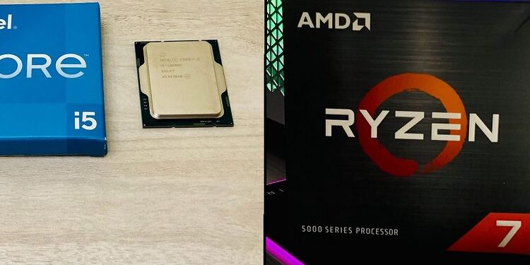 النوى المثالية للعب 2 Núcleos ideales para jugar: comparativa de procesadores Intel Core i5 y AMD Ryzen 7 5000, CPUs de alto rendimiento para PC gaming.