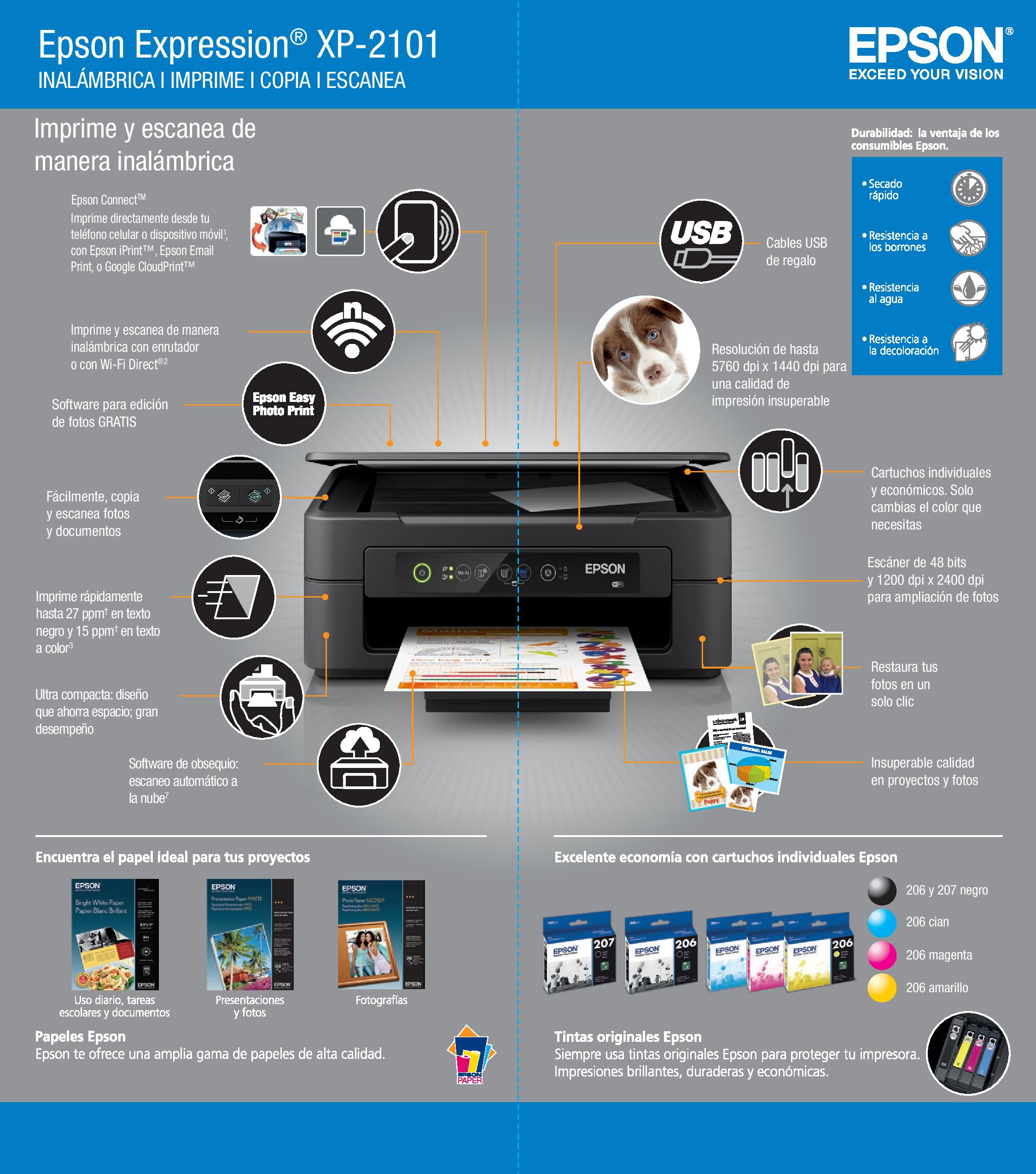 Impresora WIFI XP-2101