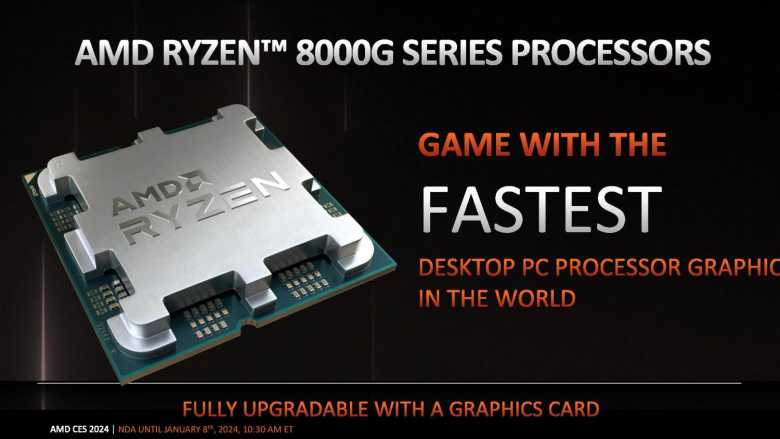1704761212 560 AMD представляет процессоры Ryzen 8000G с искусственным интеллектом