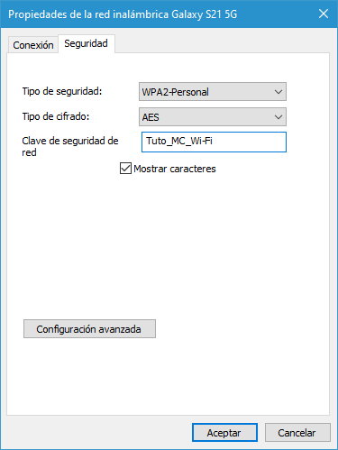 Wi-Fi password in Windows 10 and Windows 11