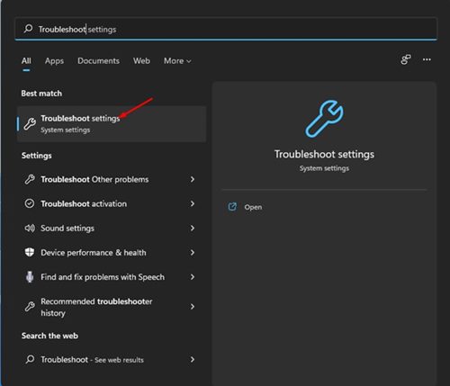 Configuración de Solucionar problemas