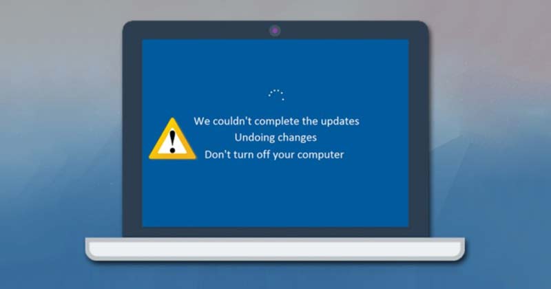 Błędy usługi Windows Update: Gdy aktualizacja nie zostanie zainstalowana i pojawi się komunikat o błędzie „Trwa cofanie zmian na komputerze”.