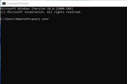 query user