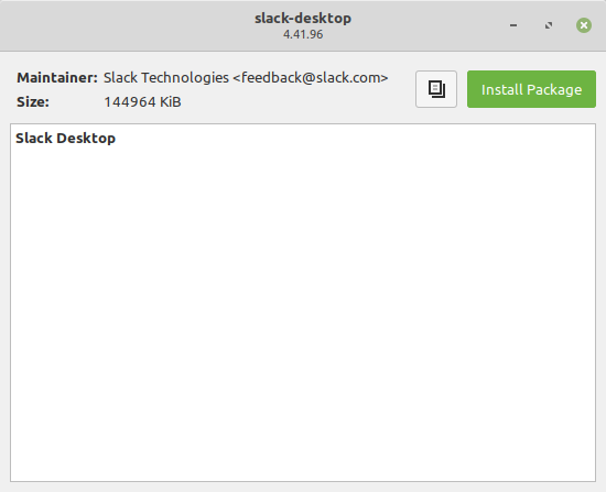 Linux'a Slack Nasıl Kurulur 💻 Üretken Ekipler İçin Adım Adım 18 Debian'da Slack kurulum penceresinin görüntüsü
