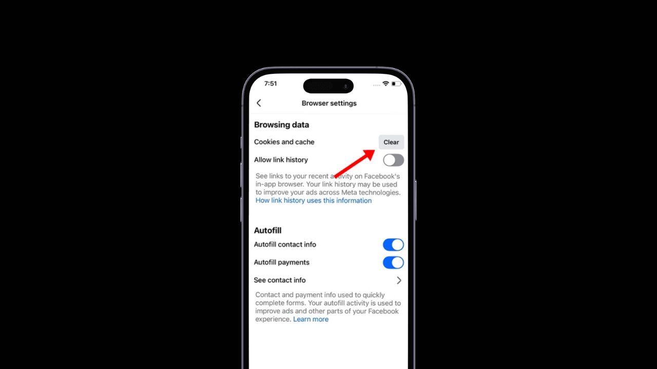 ¿Cómo borrar la caché de Facebook en iPhone?