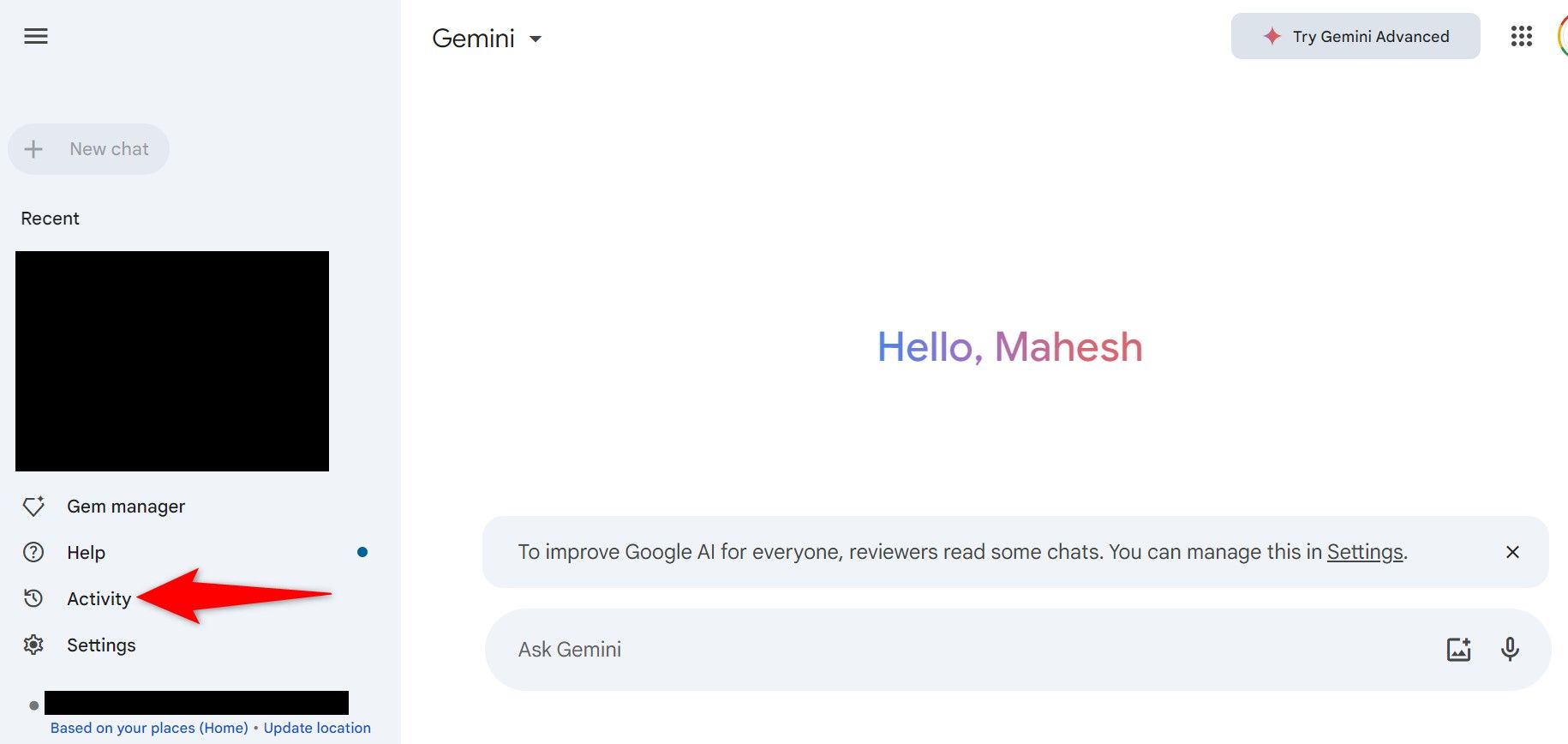 Конфиденциальность ИИ: отключите Gemini и Copilot в один клик 🔒 16 «Активность» выделена на сайте Gemini.
