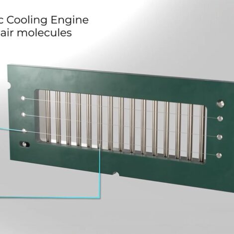 推出适用于高达 40W 的笔记本电脑的无风扇冷却解决方案：该设备利用离子运动产生气流，无需移动部件。