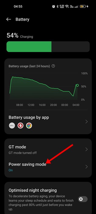 省電力モード