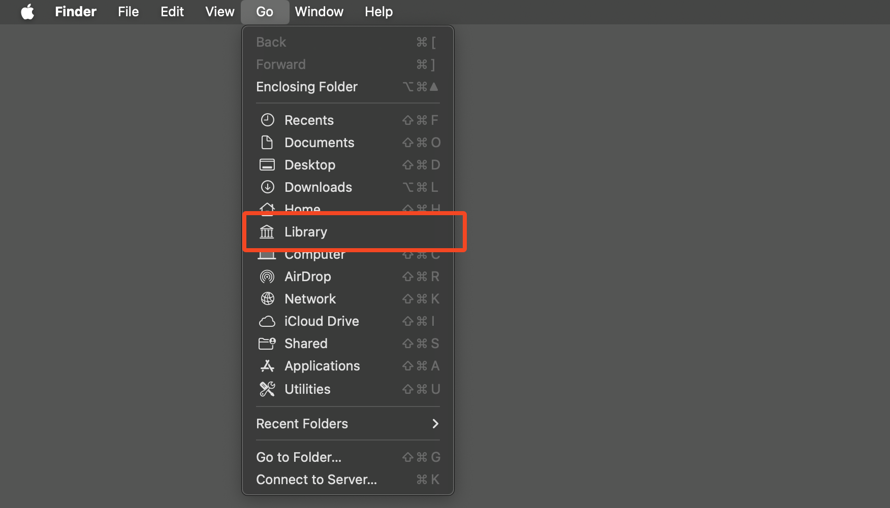 Carpeta Library macOS: Cómo limpiar y ganar espacio rápido 🔥🚀 13 El atajo para la carpeta Biblioteca oculta en macOS.