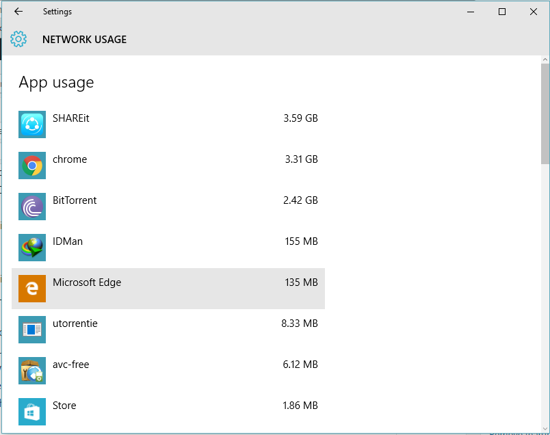 Windows 10 설정을 사용하여 모니터링