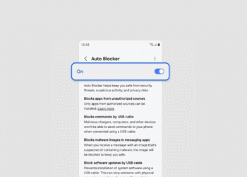 Samsung'da Otomatik Engelleme nasıl devre dışı bırakılır