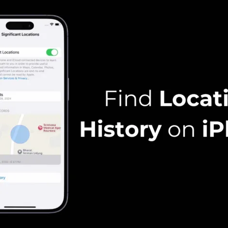 Guia para acessar o histórico de localização no seu iPhone