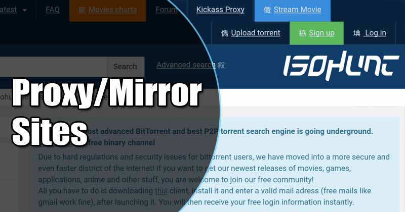2025 年 IsoHunt 代理站点列表（工作镜像站点）