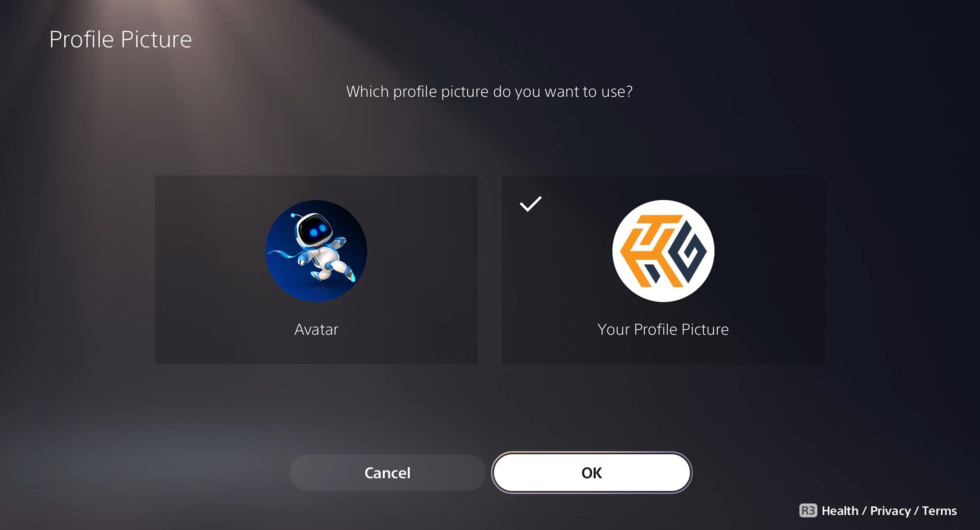 Immagine del profilo personalizzata 🔥: dai subito uno stile unico al tuo PSN! ⚡ 17 Screenshot della pagina dell'immagine del profilo sulla PS5.