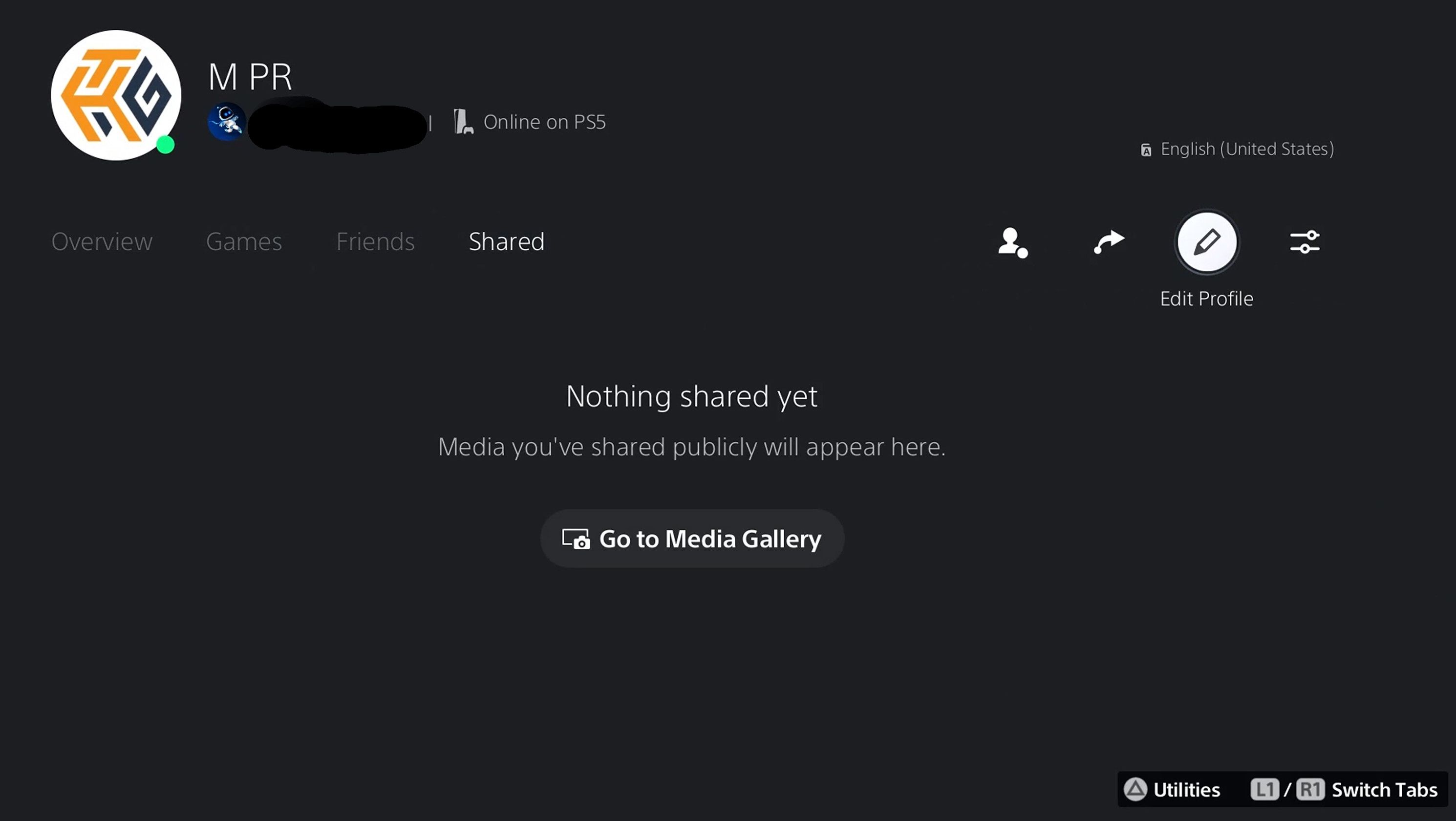 Immagine del profilo personalizzata 🔥: dai subito uno stile unico al tuo PSN! ⚡ 16 Uno screenshot dell'opzione di modifica del profilo nella pagina del profilo PS5.