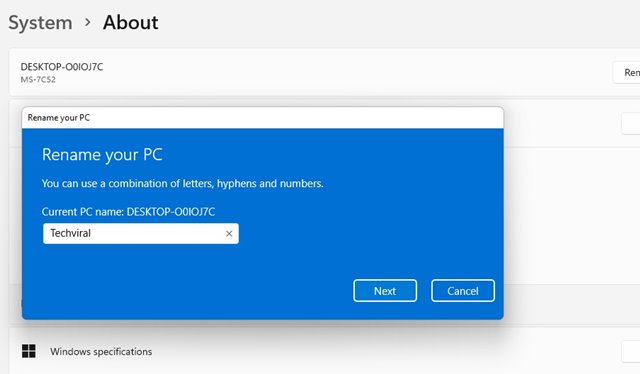 Renommer mon PC : fait en 10 secondes, adieu les noms bizarres 🔥 58 Confirmez le nouveau nom et continuez sous Windows 11