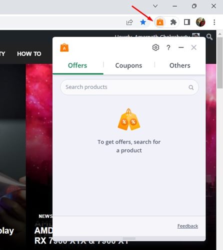 Chrome 向け Avast SafePrice 拡張機能