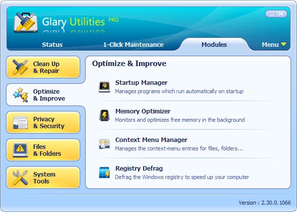 برنامج Glary Utilities Pro