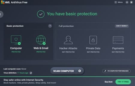 AVG Antivirus Free