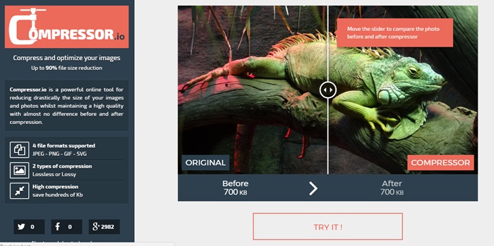 Посетите compressor.io