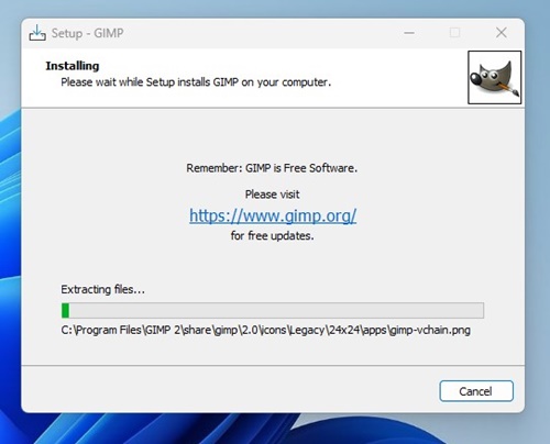 GIMP fotoğraf düzenleyici