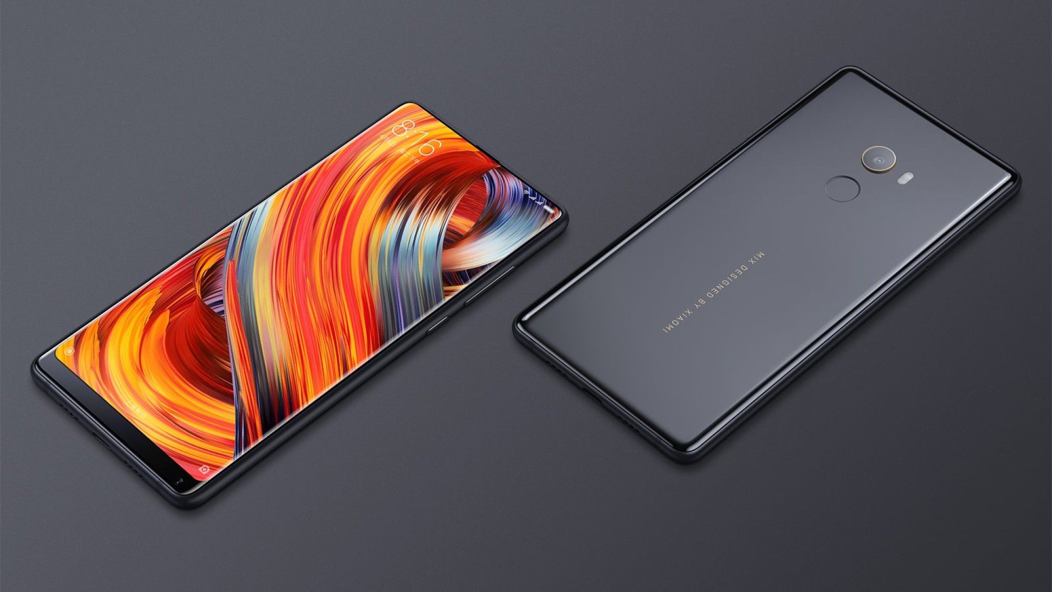 Ein Xiaomi Mi Mix 2 Android-Telefon.