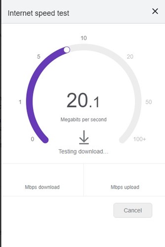 Überprüfen Sie Ihre Internetverbindung