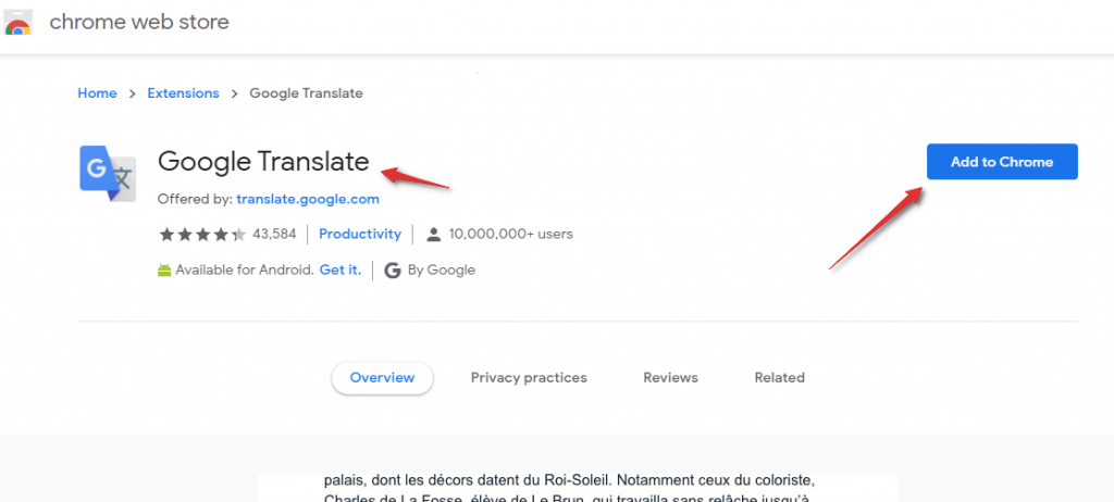 Google Translate's 5,000-character limit: How to work around it? 🔥🛠️ 17 First install the Chrome extension