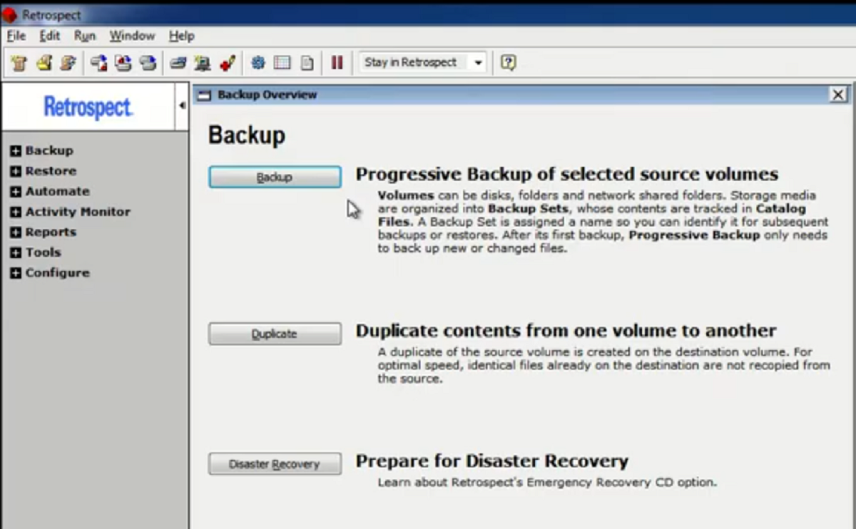 Retrospect Solo - الأفضل للحماية الإضافية من برامج الفدية