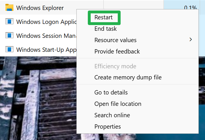 Restart Windows 11 Explorer: Quick Fix if Your Bar Disappears 🚀🖥️ 100 Restart Windows Explorer