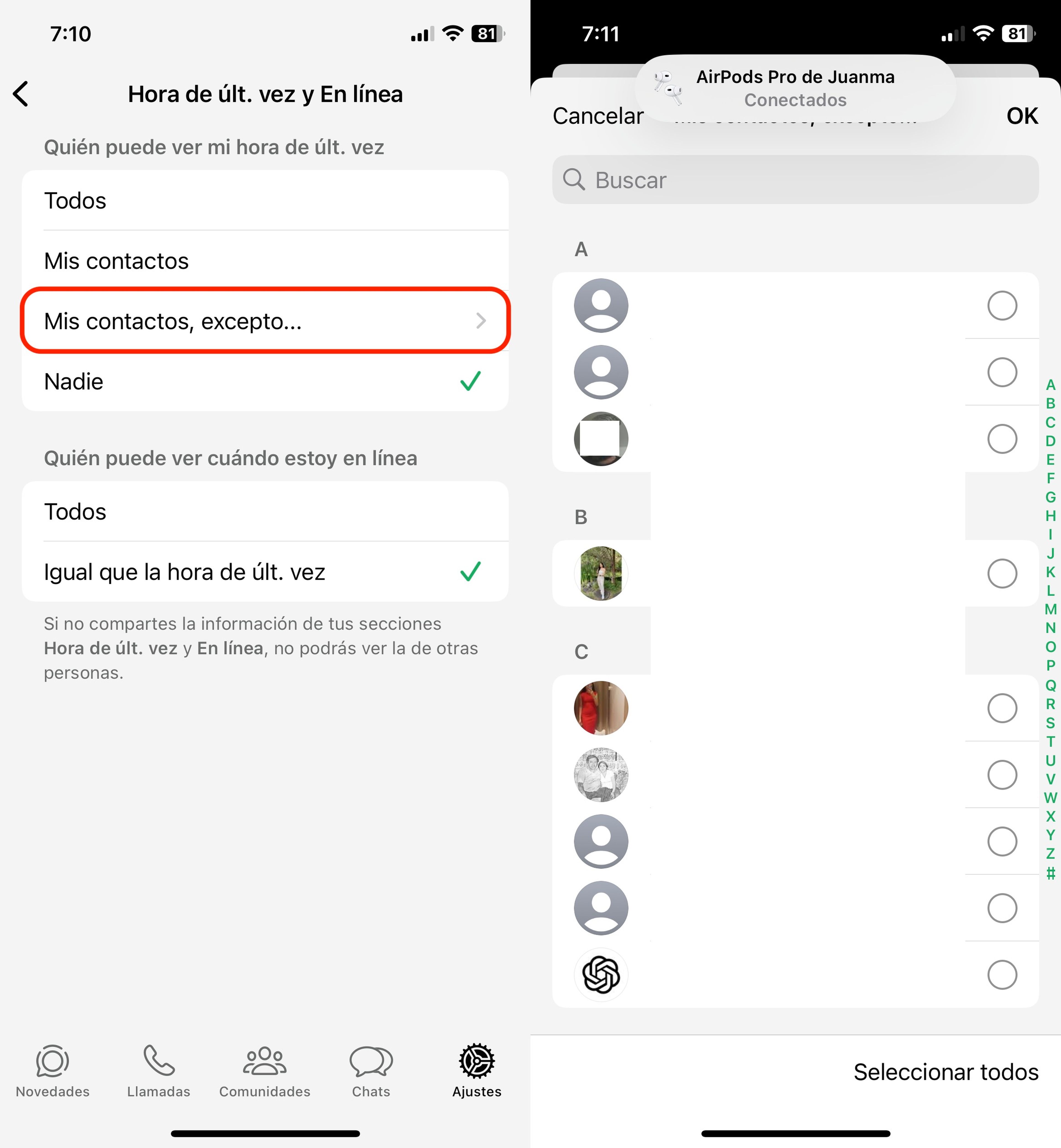 WhatsApp Hide Status: The secret feature that few people use 🚀👀 95 Hide last connection time