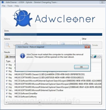 Remove adware from Chrome