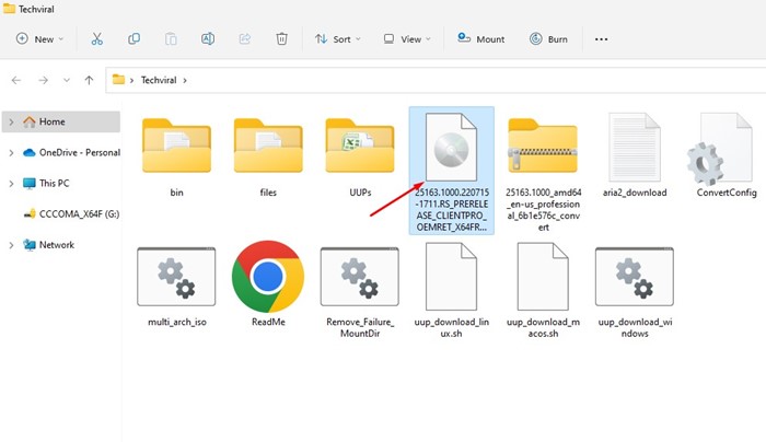 archivo ISO de Windows 11