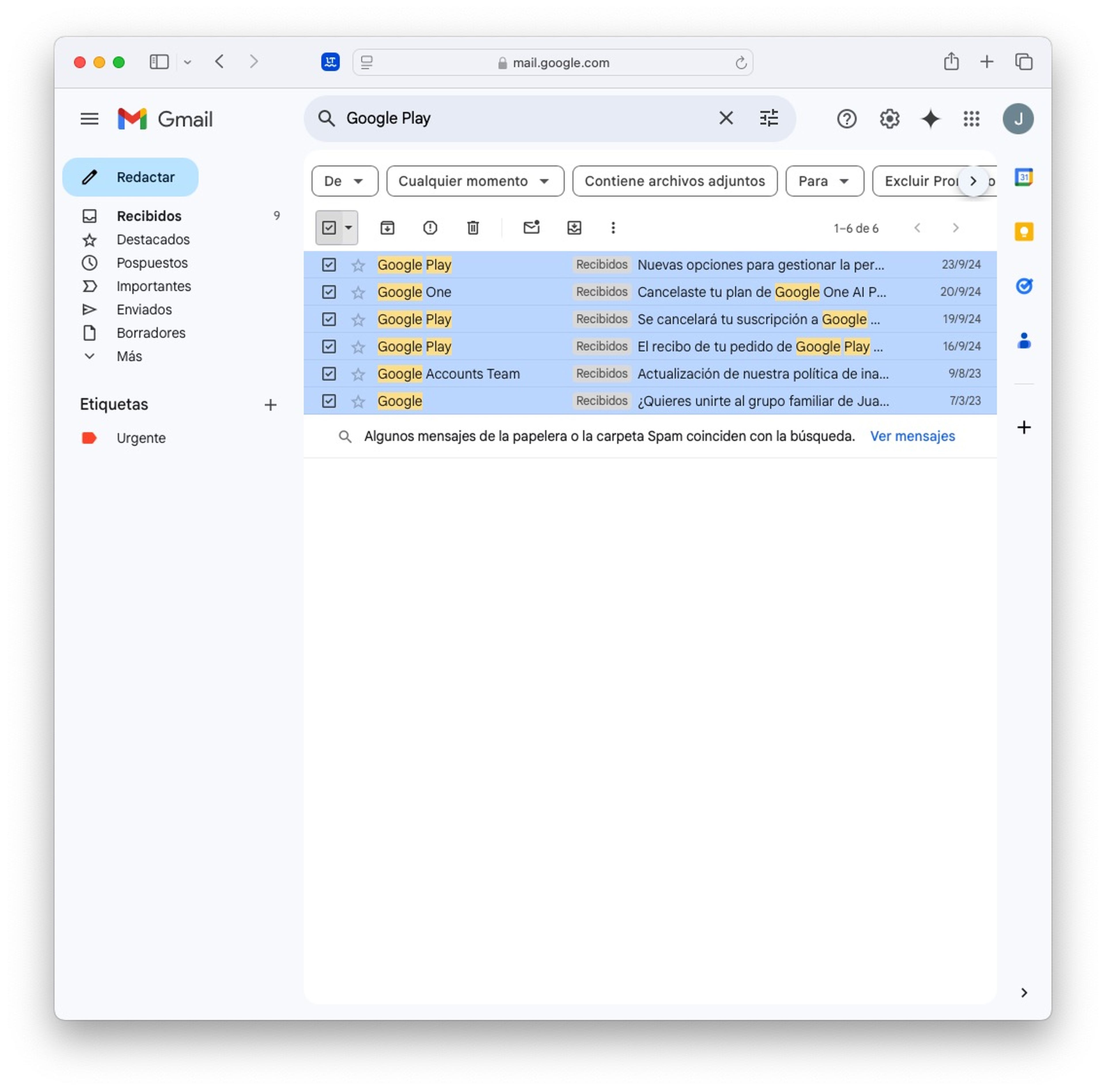 Almacenamiento Google: Cómo ganar GB sin borrar nada 📂✨ 10 Organizá tu bandeja de entrada en Gmail y eliminá correos innecesarios