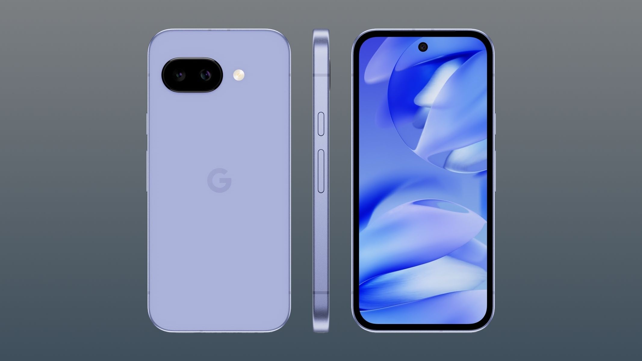 Google Pixel 9a vs iPhone 16e: ¡2 premium por menos de $600! 📱💥 100 Tres teléfonos Google Pixel 9a mostrando la parte frontal, trasera y lateral.