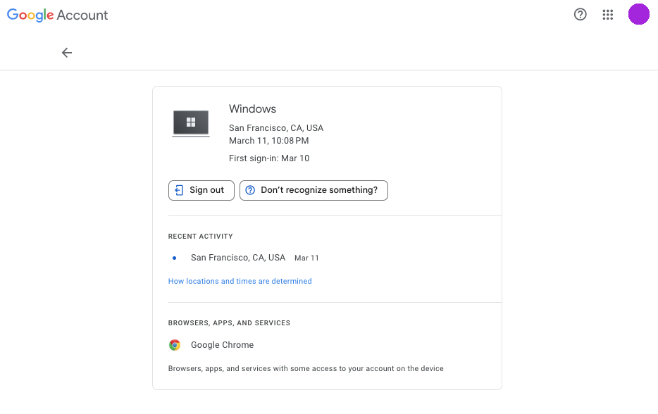 Googleアカウント:ログイン情報が侵害されていませんか?今すぐチェック! 🔒👀 4 Googleアカウントにログインしたデバイスの情報
