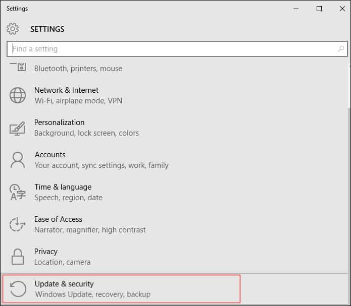 Actualización y seguridad