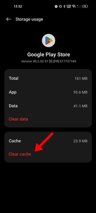 Borrar Caché