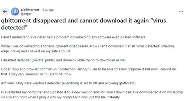 Descargas no verificadas