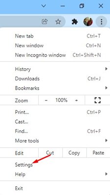 haz clic en Configuración