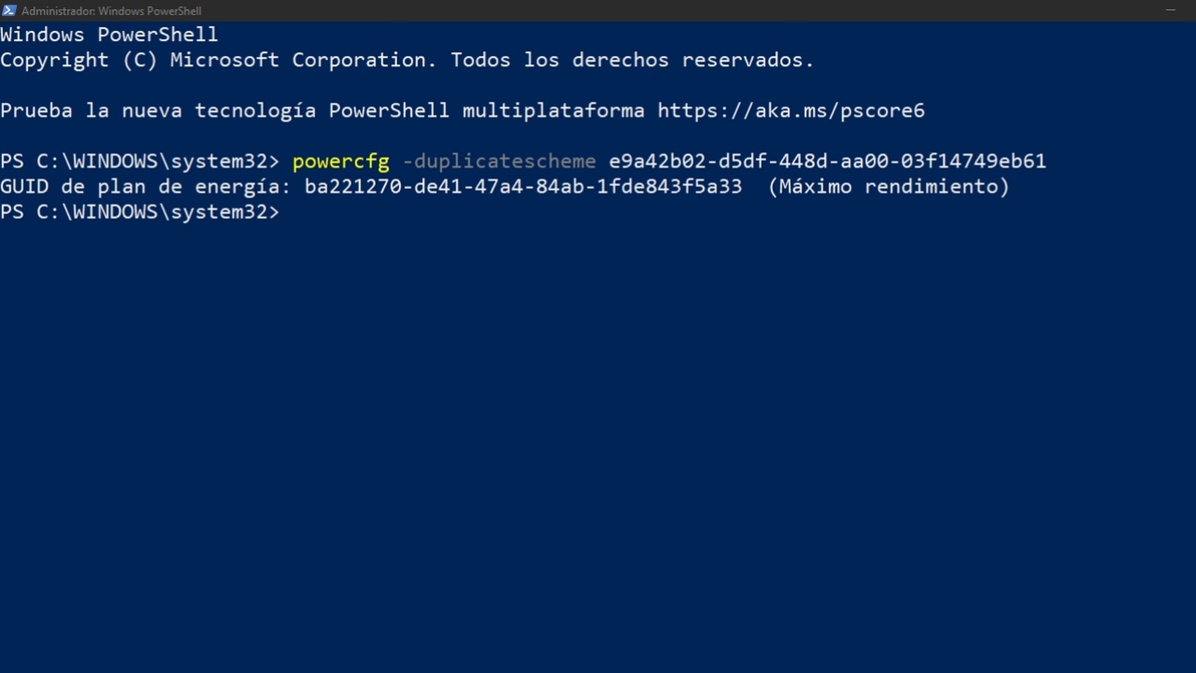 Modo oculto de Windows: mejora tu PC viejo ¡al instante! ⚡🚀 5 Modo de Energía en Windows PowerShell