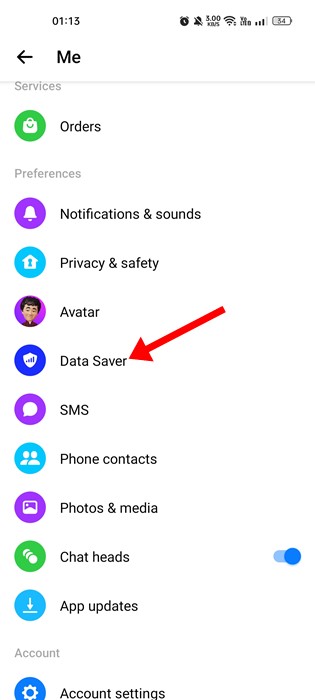 Data Savings