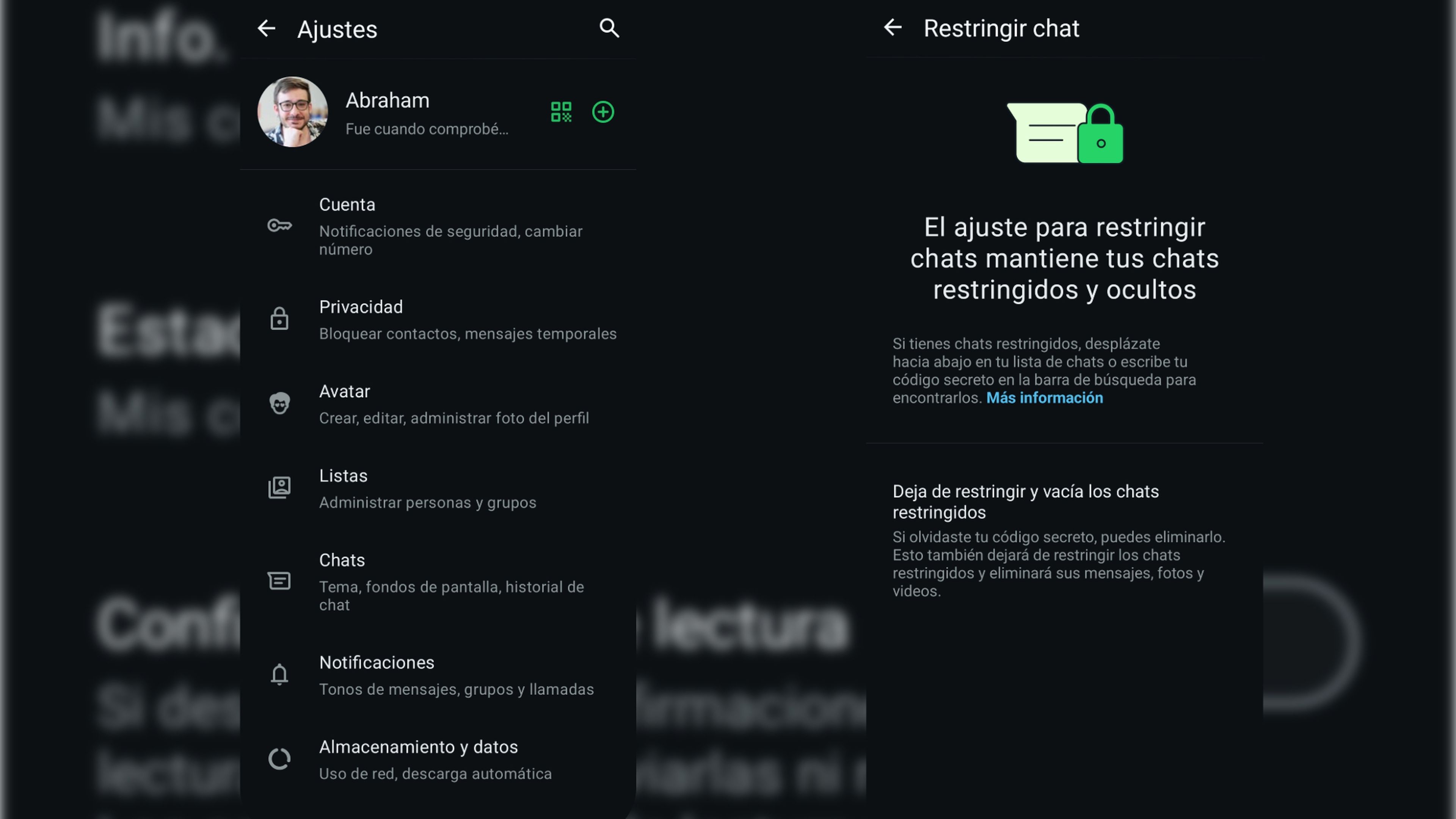 WhatsApp y Seguridad: Protege tu cuenta en 5 pasos rápidos 3 Restringir ocultar chats WhatsApp