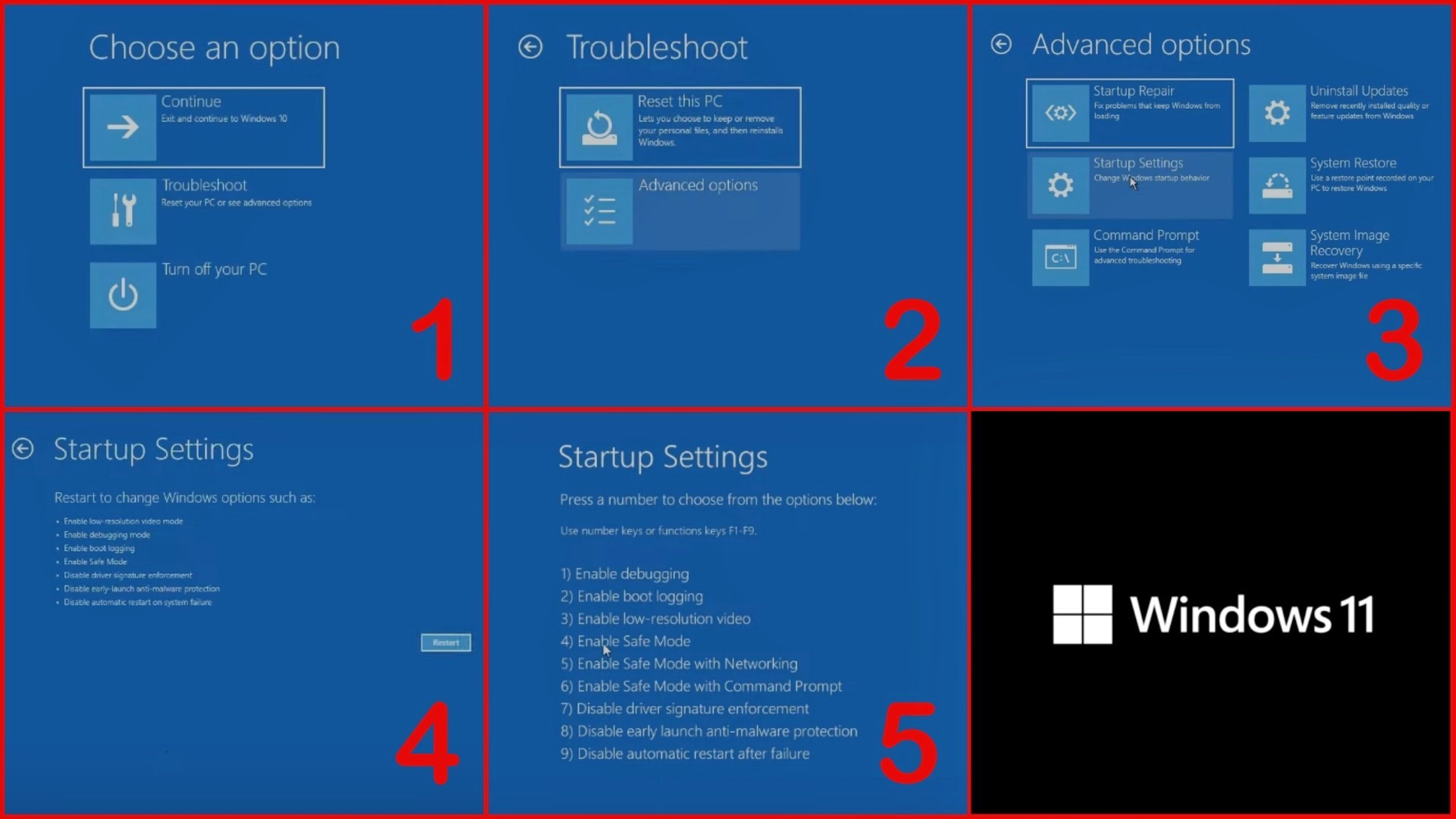 Windows 11 Modo Seguro: ¡Soluciona el pantallazo azul ya! 💻⚠️ 5 Activar el modo seguro en Windows 11