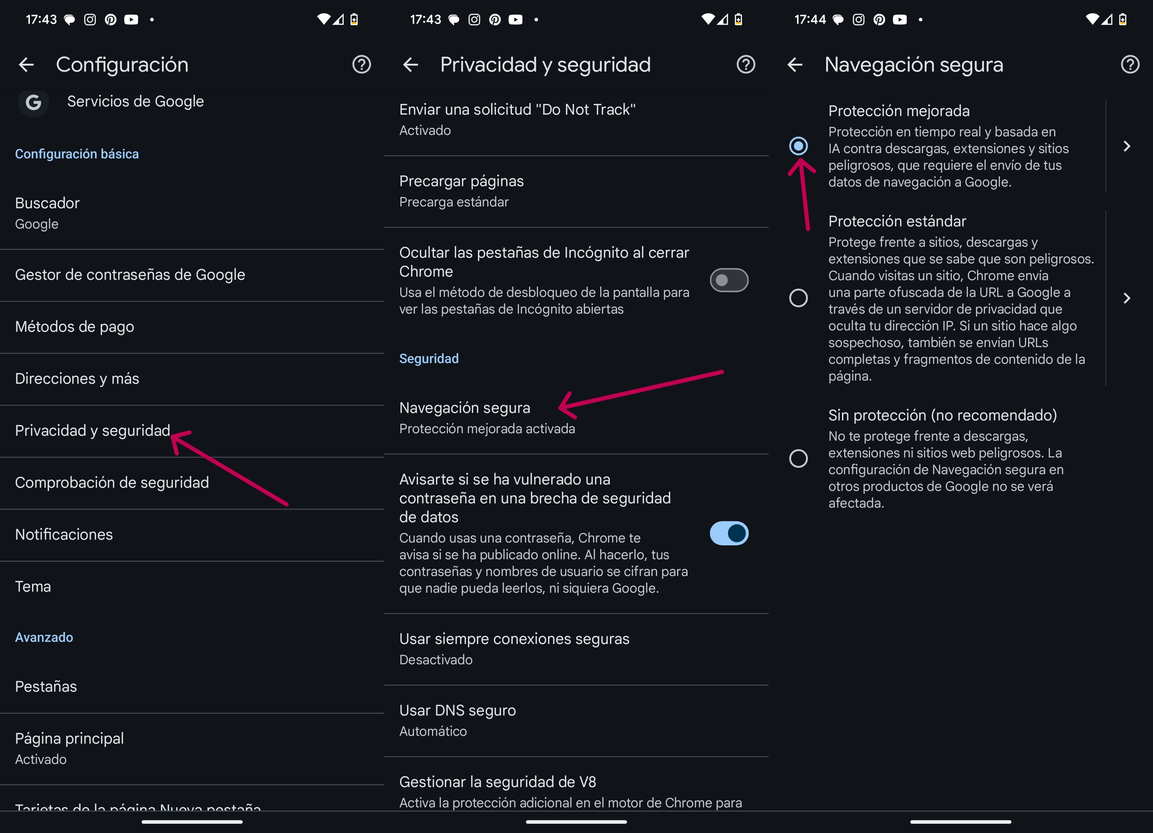 Google Chrome on Android and Security: 3 Settings That Save Your Data 🔒🚀 6 Safe Browsing Settings in Advanced Mode in Chrome