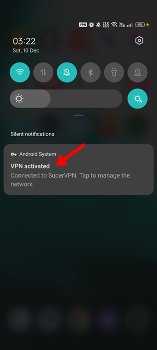 Deshabilita las aplicaciones de seguridad/Cortafuegos/VPN