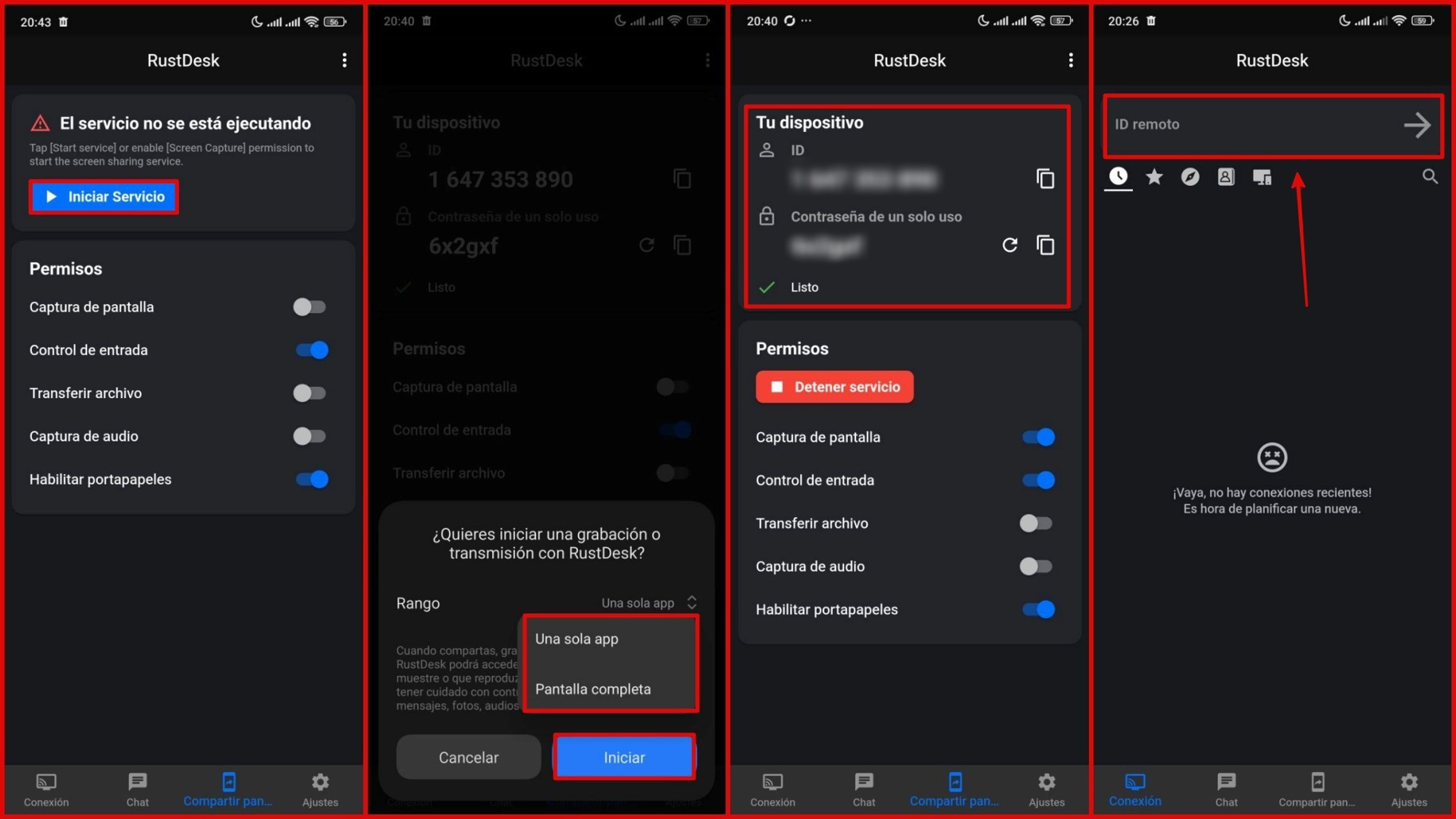 Rustdesk: Acceso remoto gratis a tu móvil ¡Ahora! 🔒 7 Permisos de Rustdesk