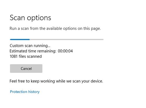 Aplikacja zabezpieczeń systemu Windows