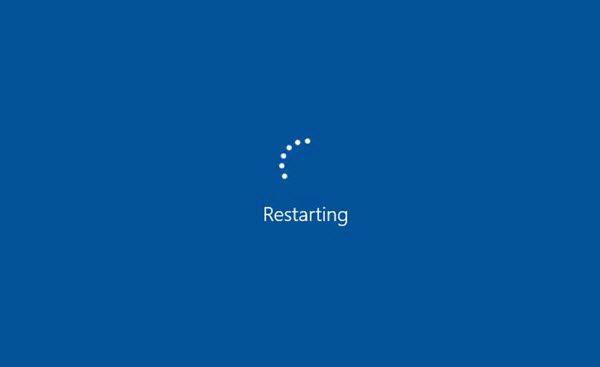Riavviare il computer Windows